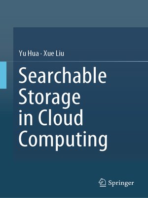 cover image of Searchable Storage in Cloud Computing